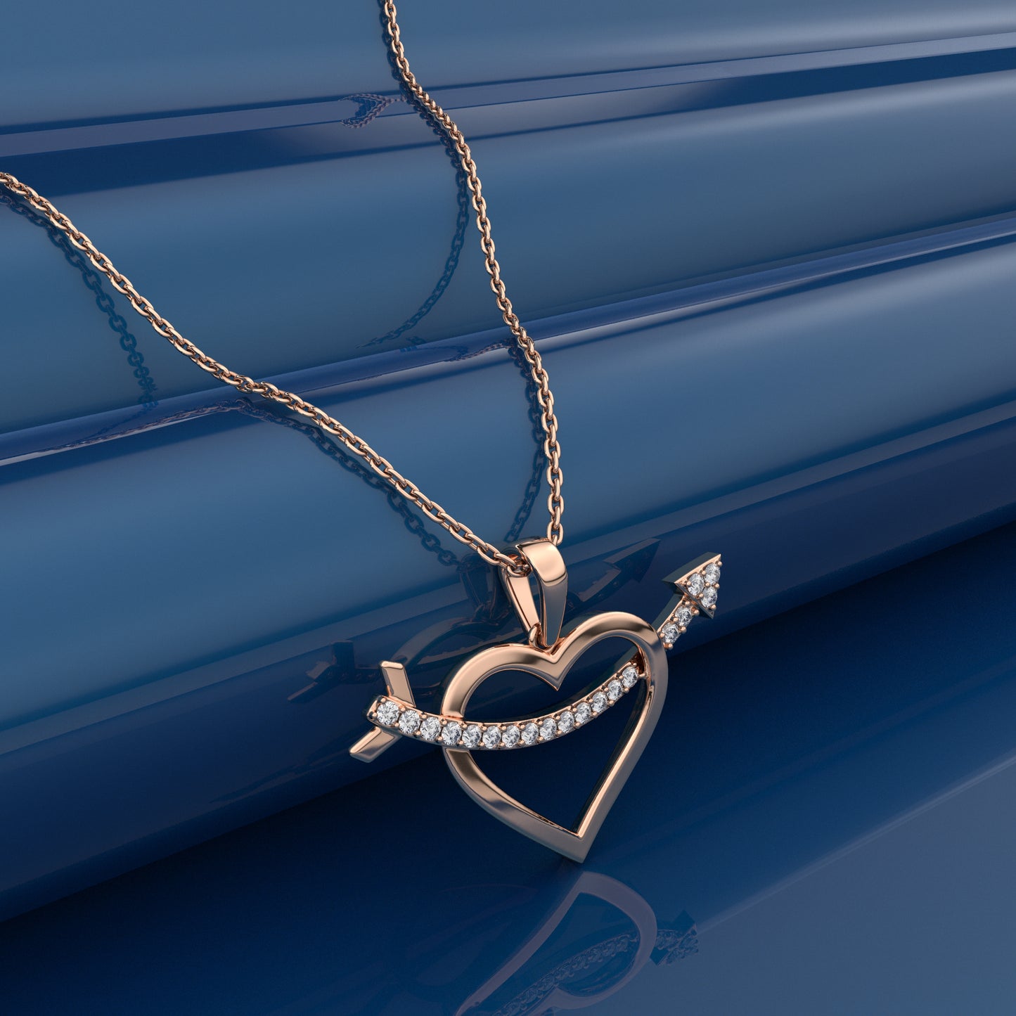 Bruna Moissanite Diamond 925 Silver Necklace