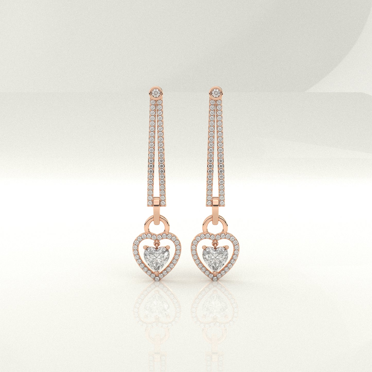 Nayely Moissanite Diamond 925 Silver Earing