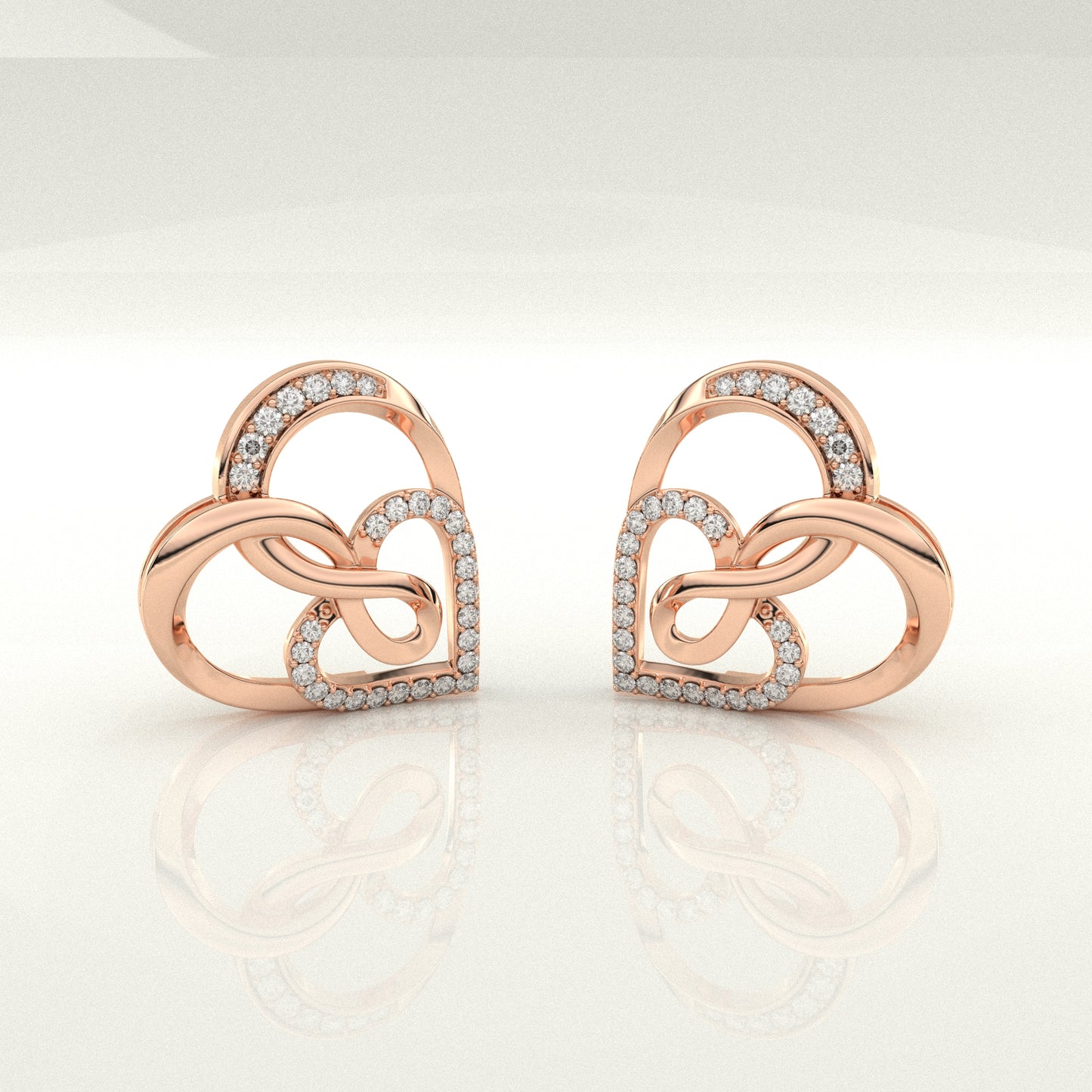 Sheer Moissanite Diamond 925 Silver Earring