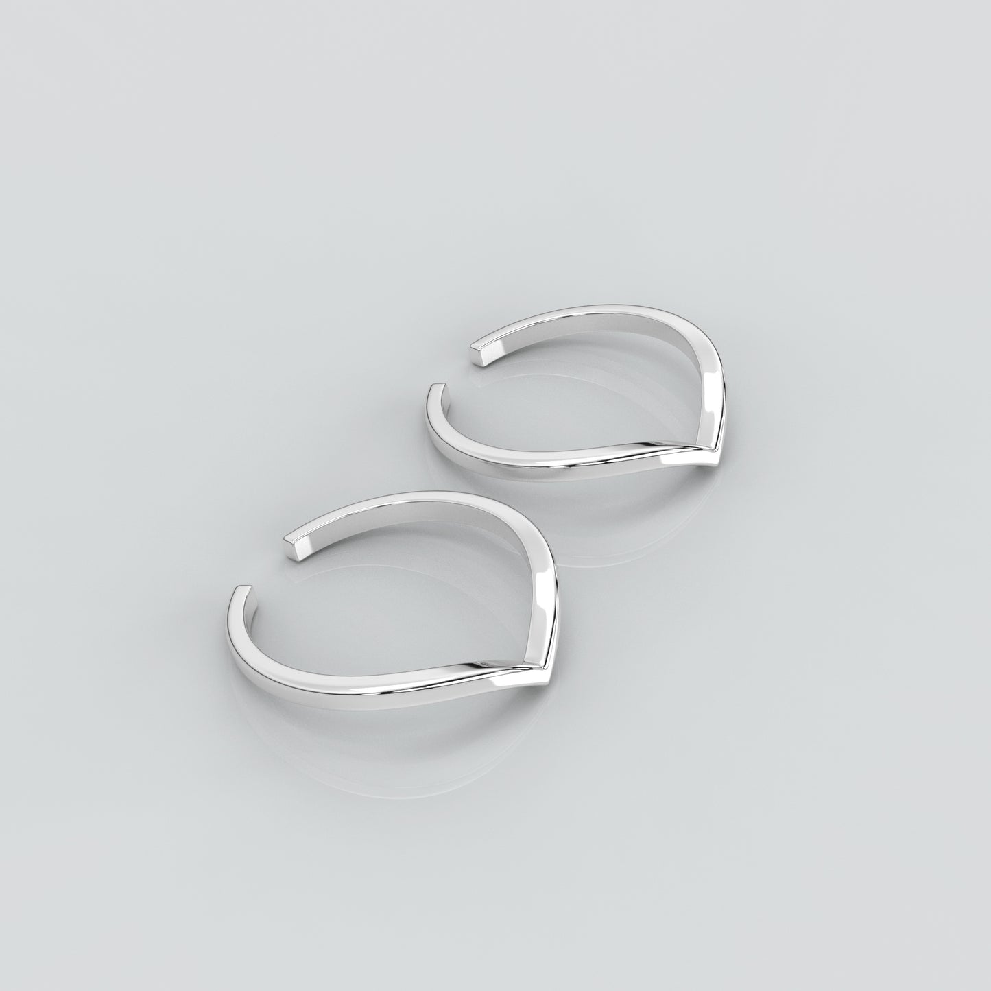 Velvet Adjustable 925 Silver Toe Ring