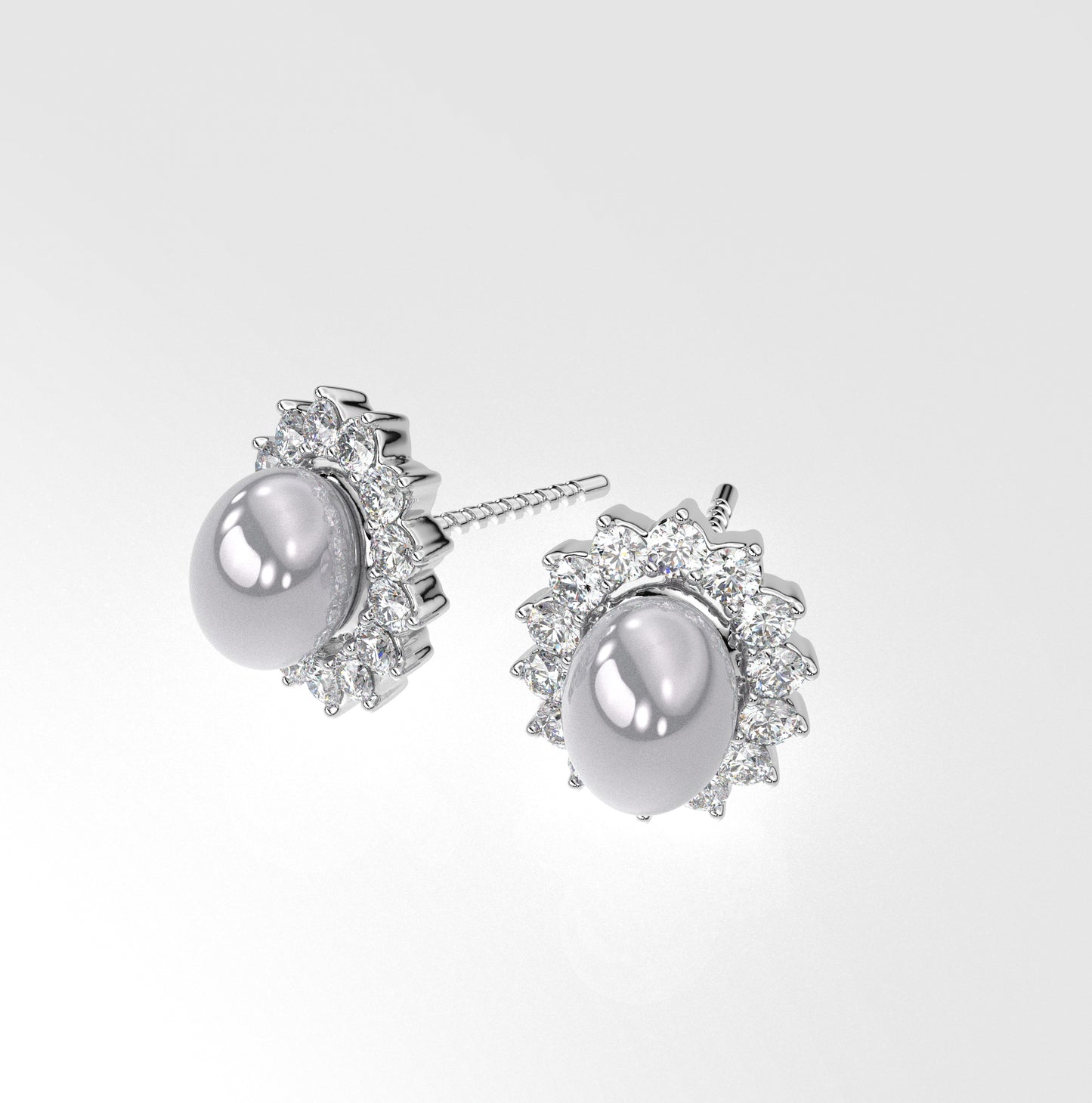Isaac Moissanite Diamond 925 Silver Earring
