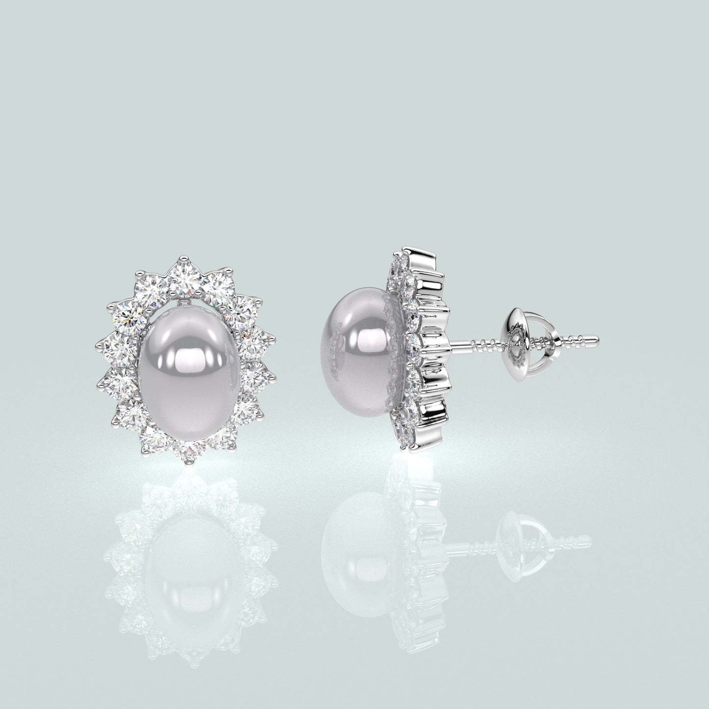 Isaac Moissanite Diamond 925 Silver Earring