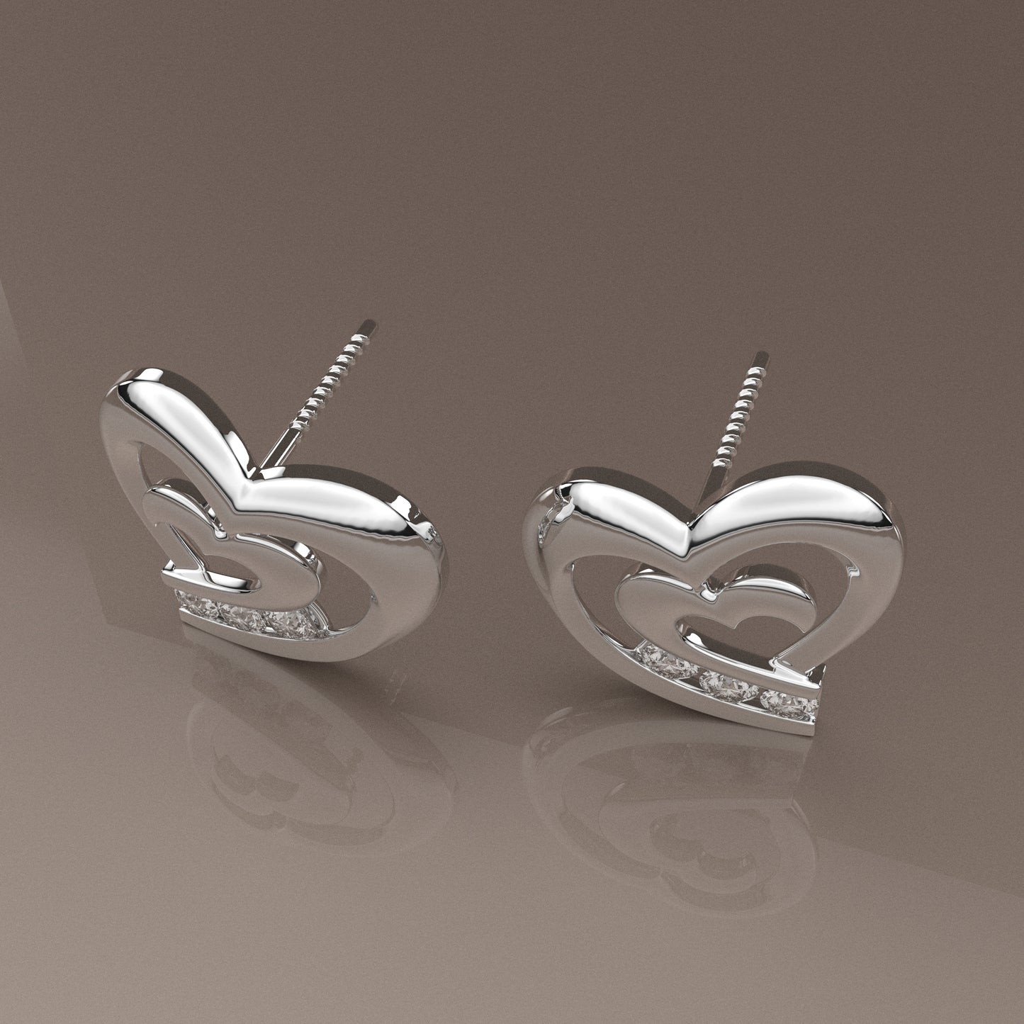 Brianda Moissanite Diamond 925 Silver Earring