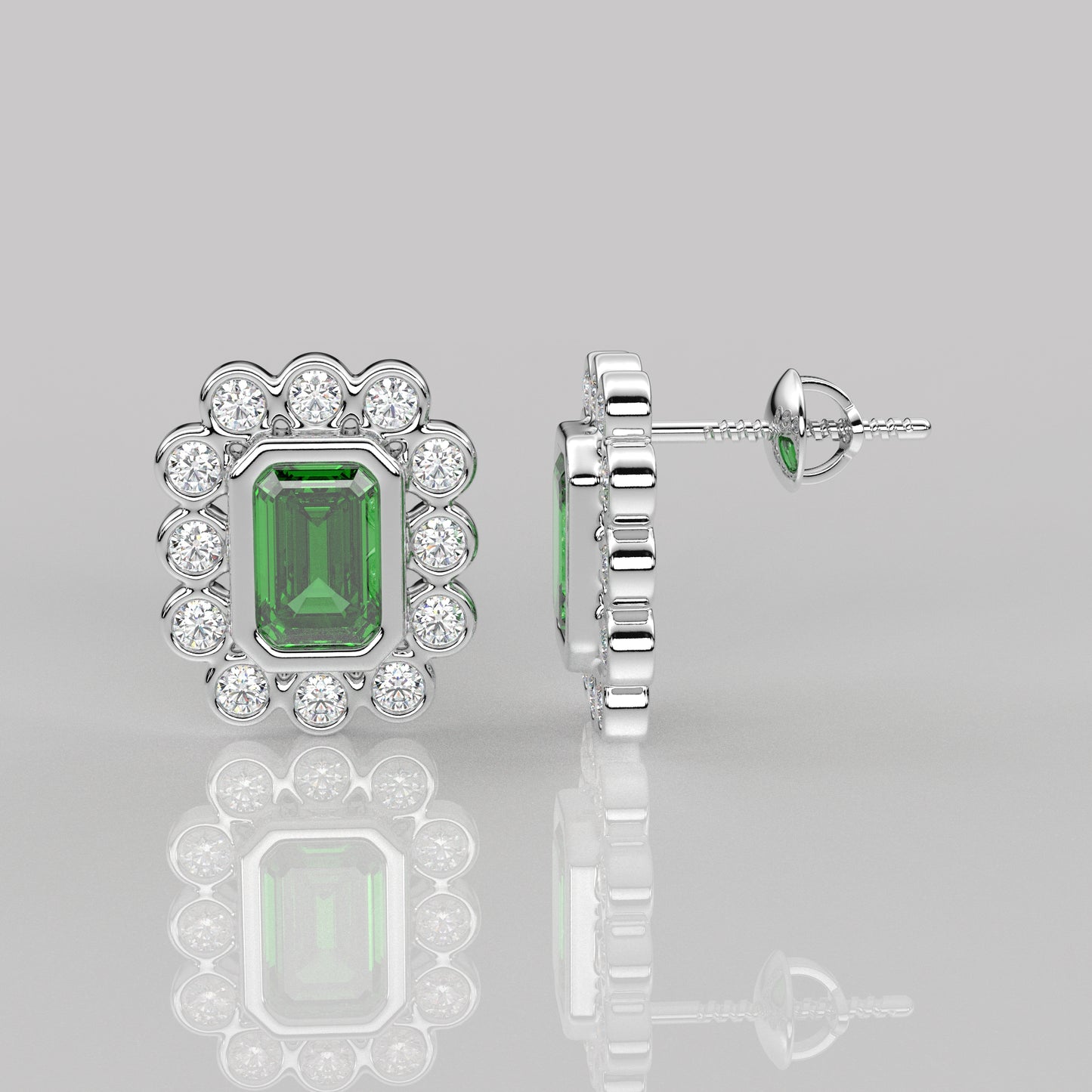 Sohi Moissanite Diamond 925 Silver Earring