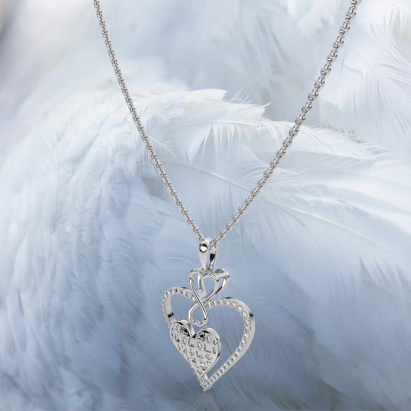 Formie Moissanite Diamond 925 Silver Necklace