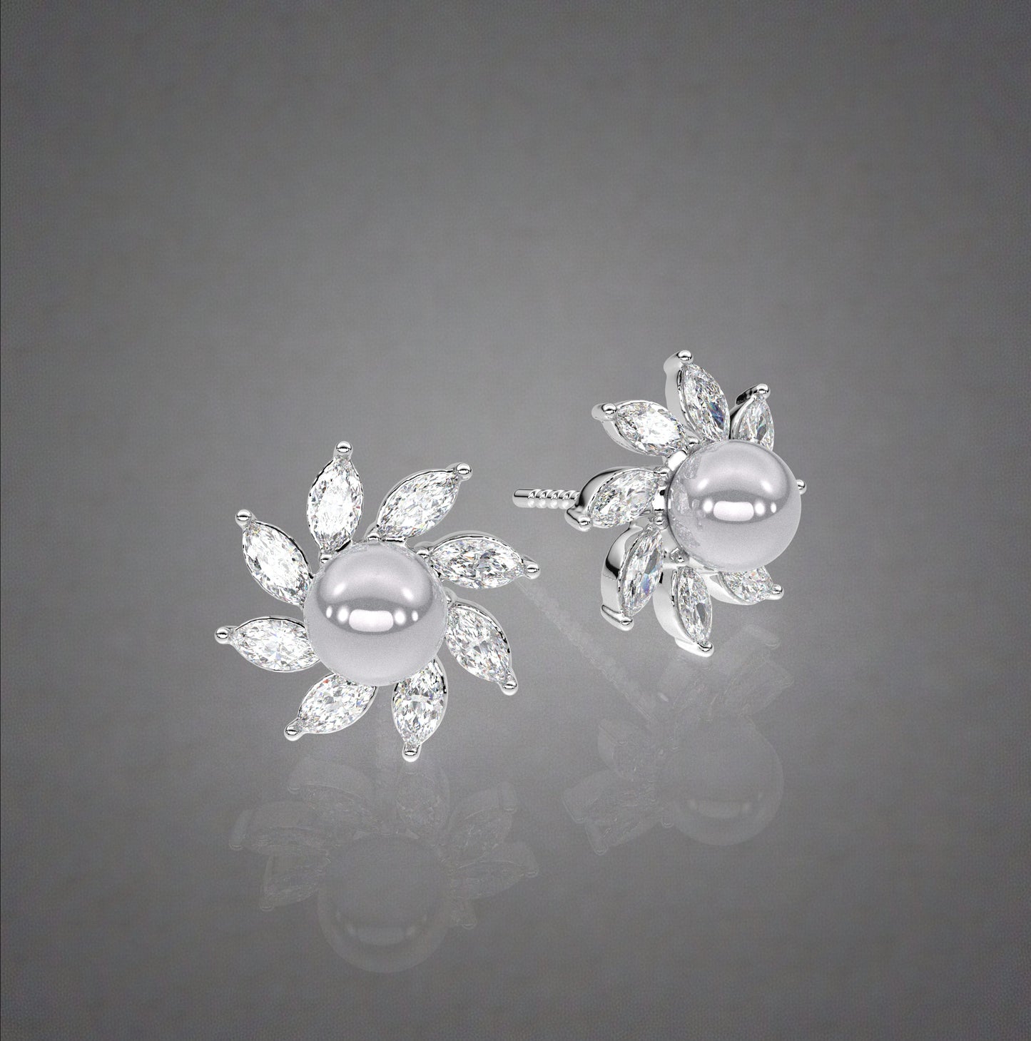 Jargis Moissanite Diamond 925 Silver Earring