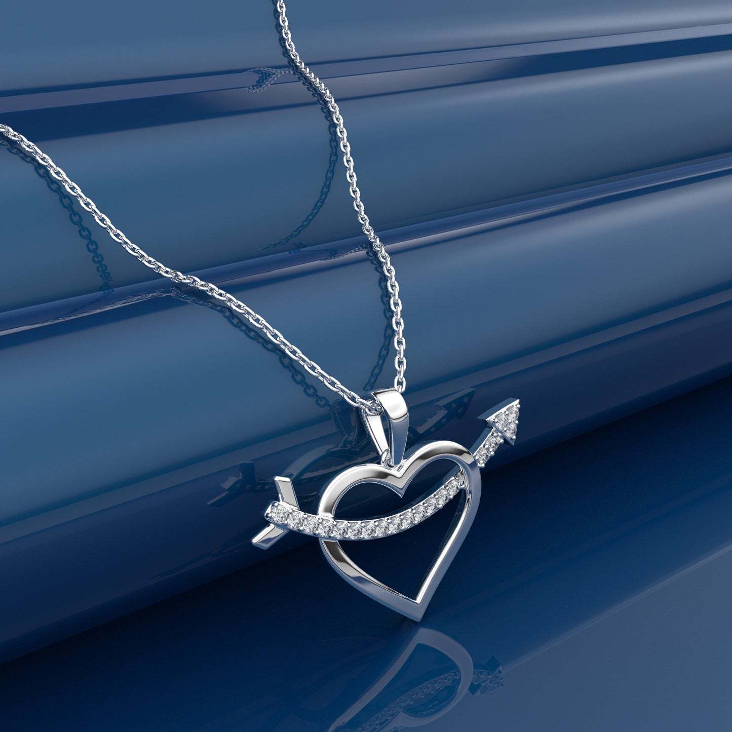 Aluha Moissanite Diamond 925 Silver Necklace