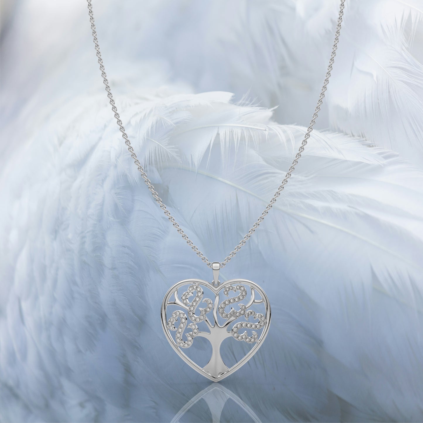 Athena Moissanite Diamond 925 Silver Necklace