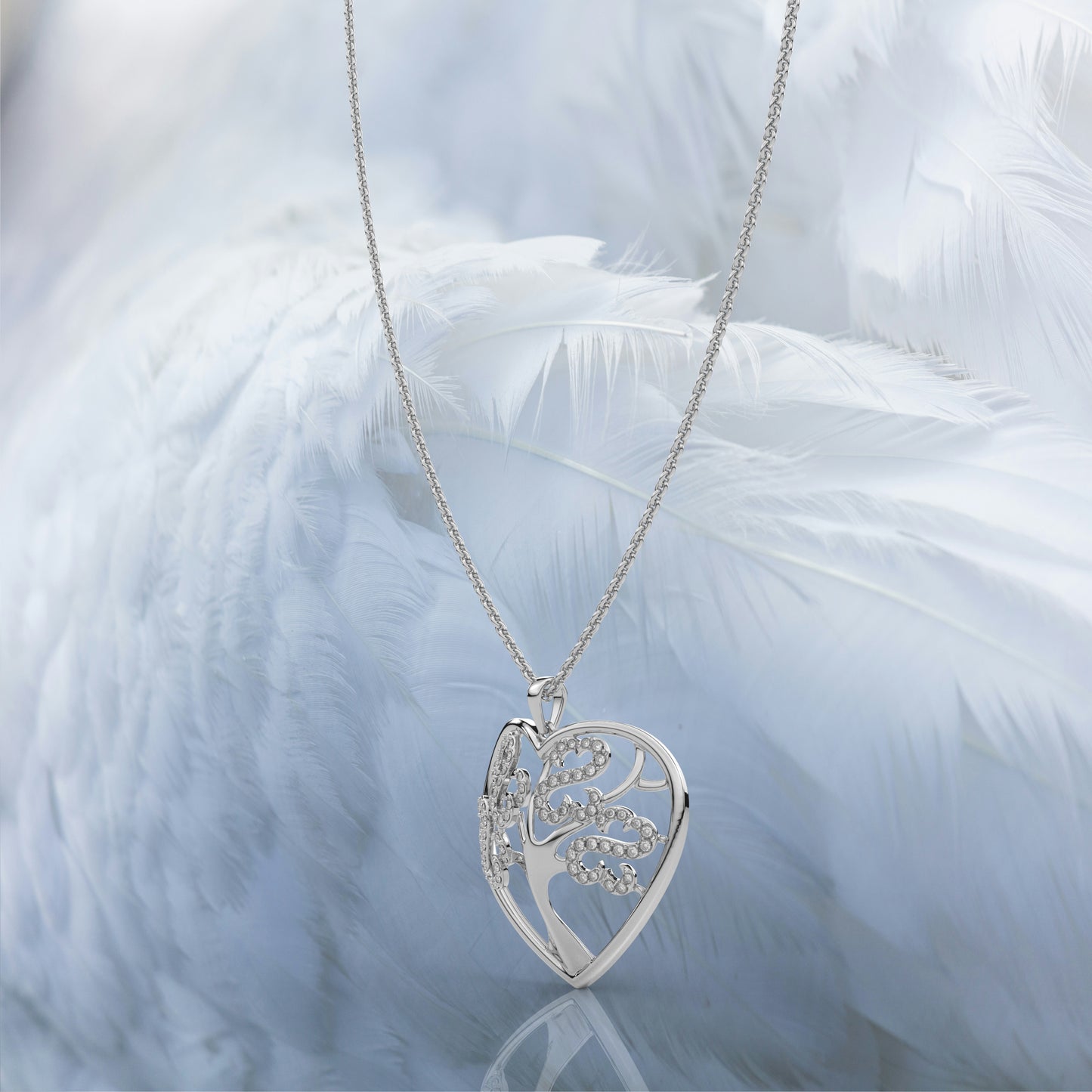 Athena Moissanite Diamond 925 Silver Necklace