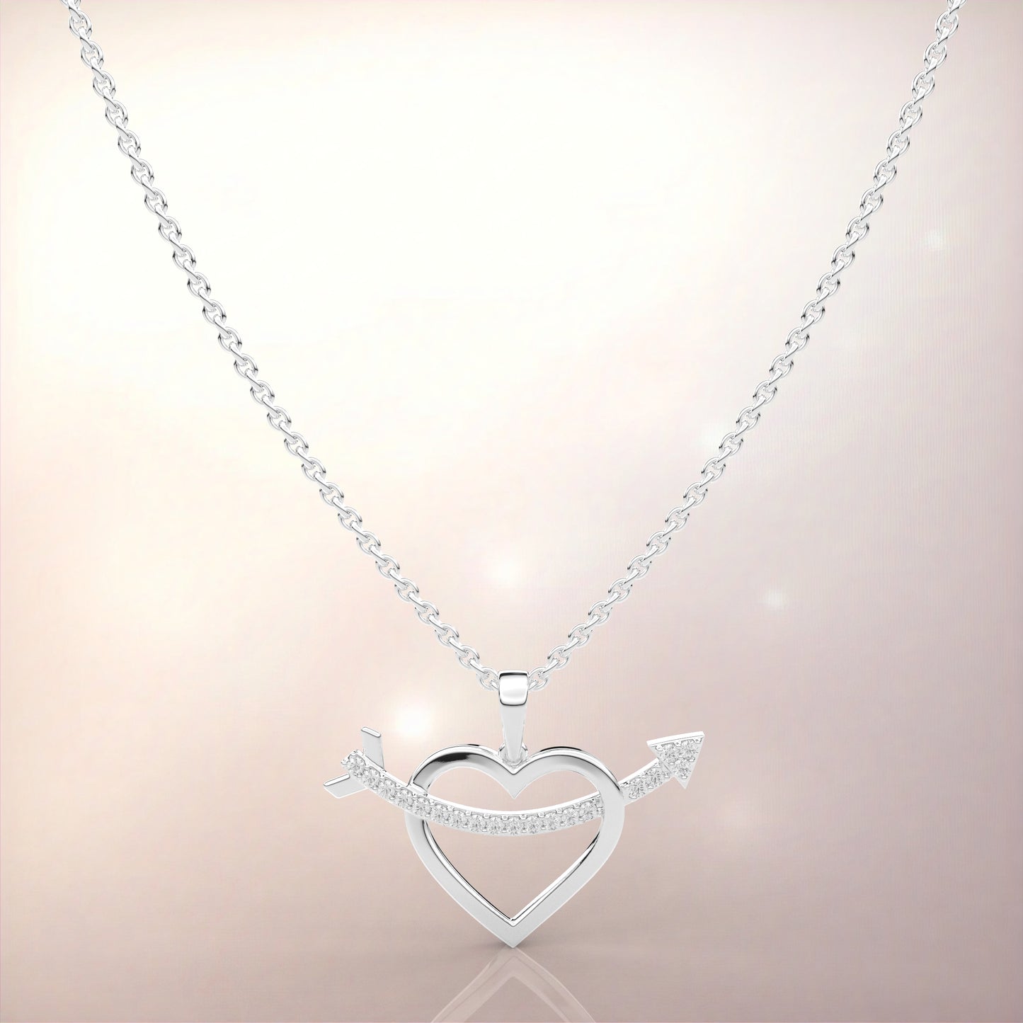 Aluha Moissanite Diamond 925 Silver Necklace