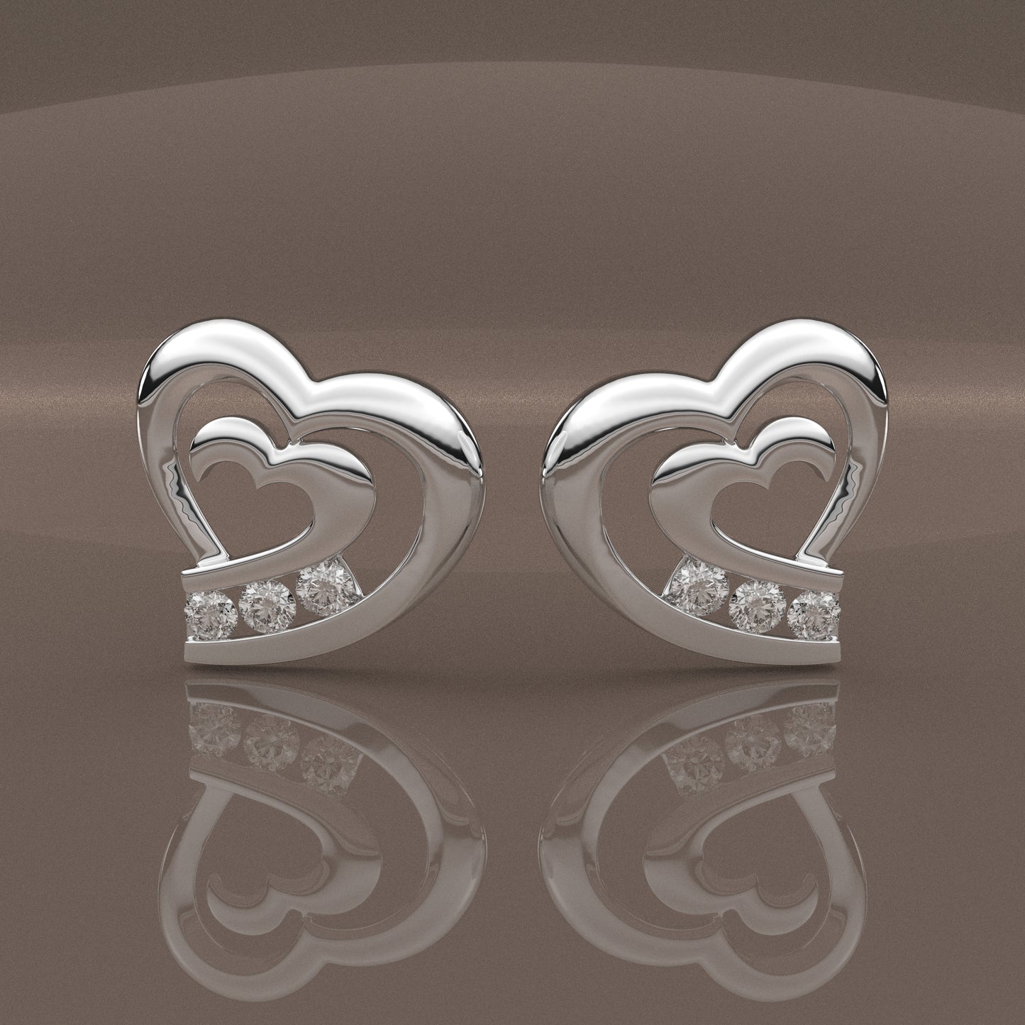 Brianda Moissanite Diamond 925 Silver Earring