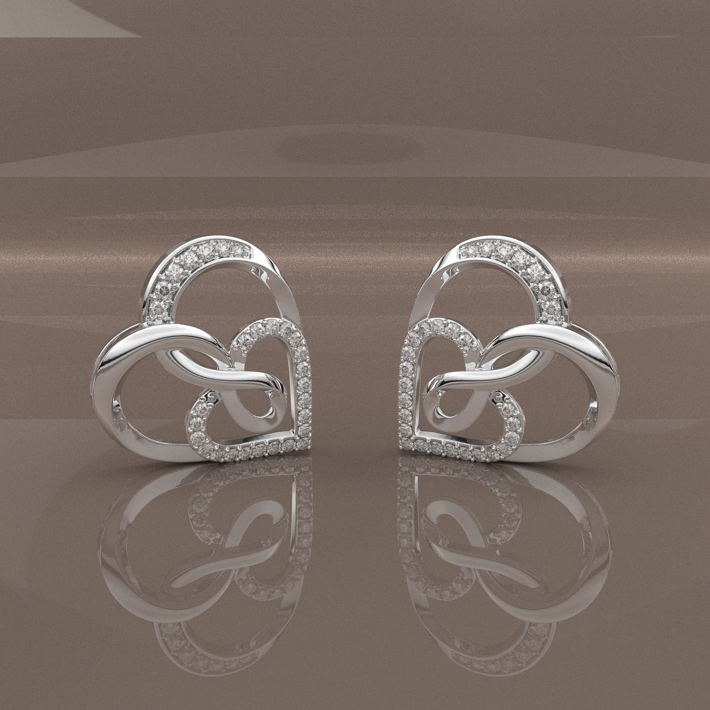 Sheer Moissanite Diamond 925 Silver Earring