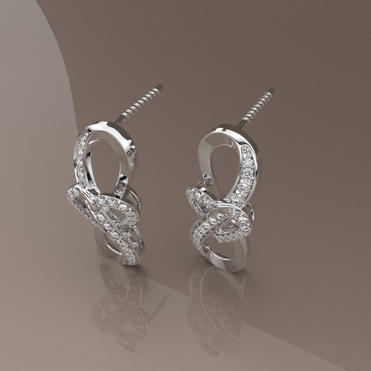 Kinabuhi Moissanite Diamond 925 Silver Earring
