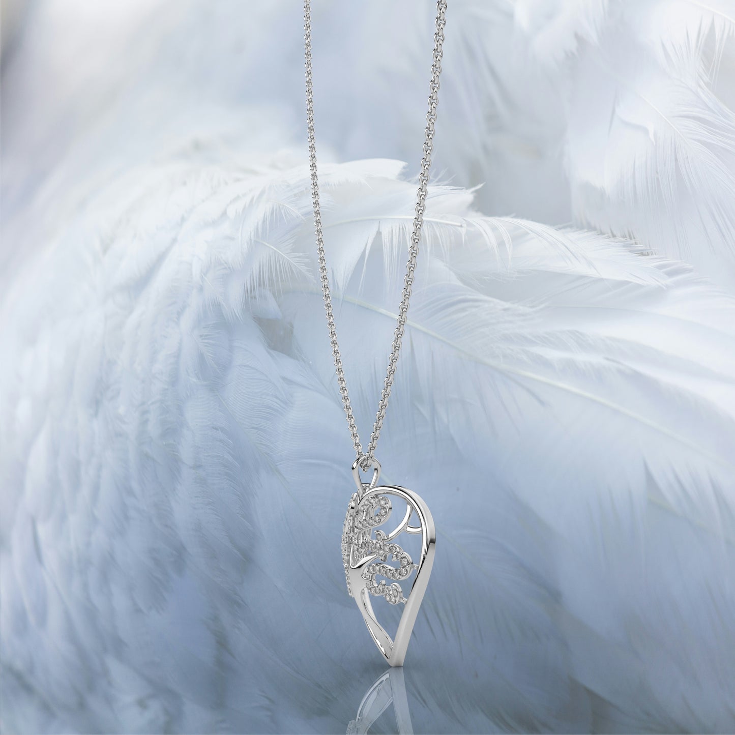 Athena Moissanite Diamond 925 Silver Necklace