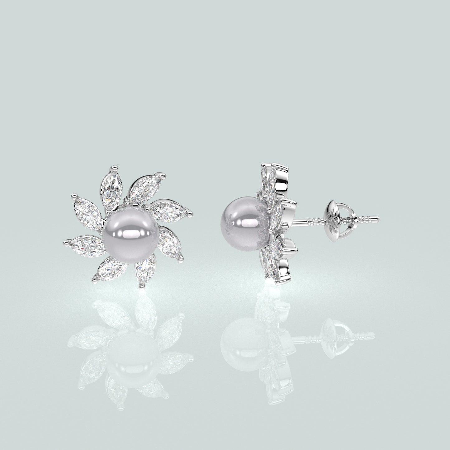 Jargis Moissanite Diamond 925 Silver Earring