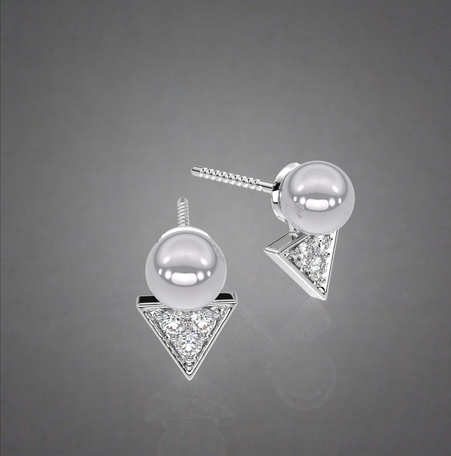 Moneekar Moissanite Diamond 925 Silver Earring