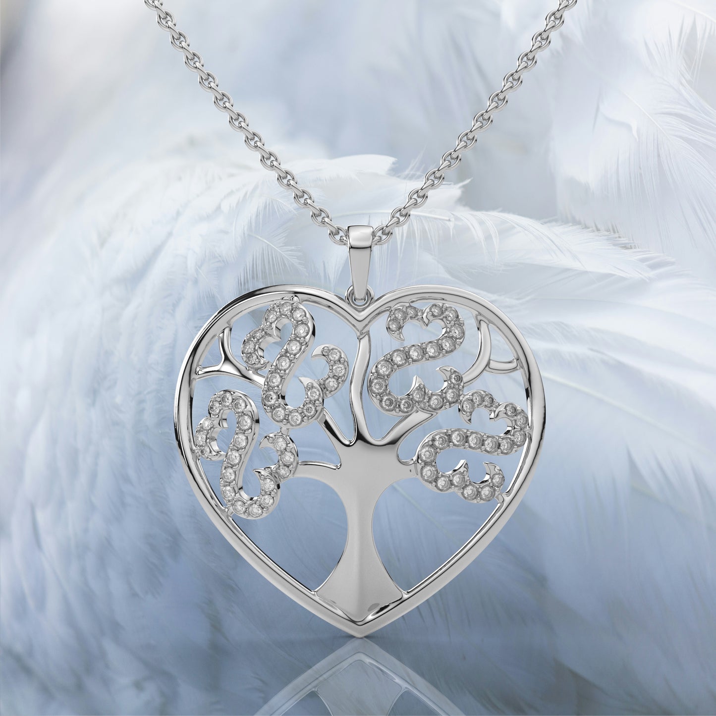 Athena Moissanite Diamond 925 Silver Necklace