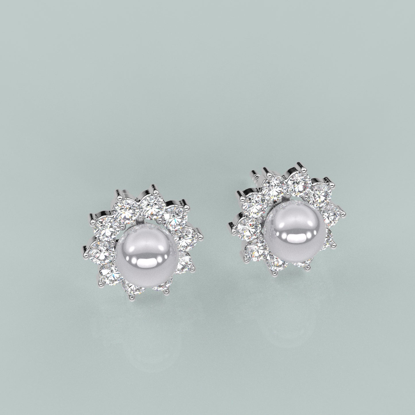 Classy Moissanite Diamond 925 Silver Earring
