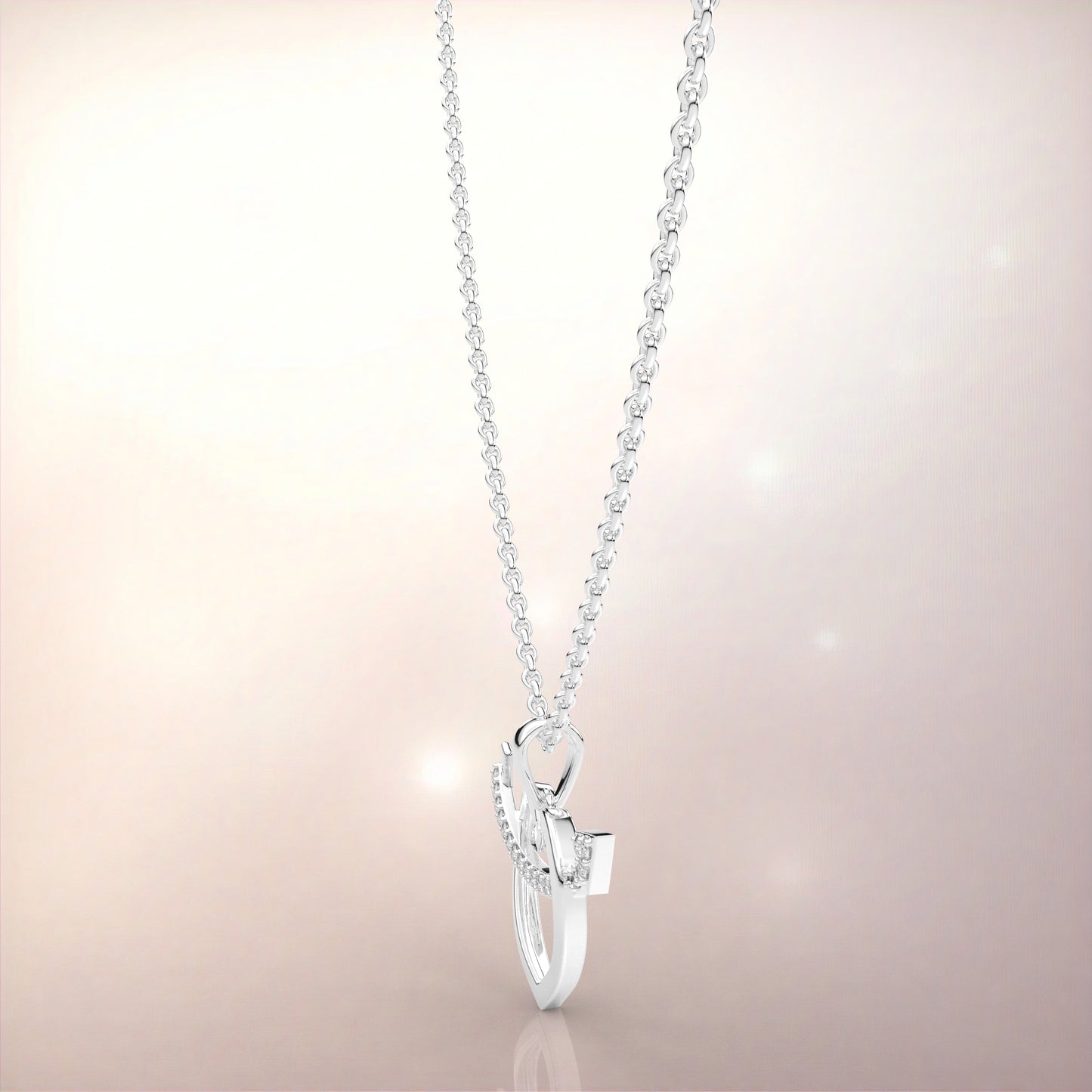 Aluha Moissanite Diamond 925 Silver Necklace