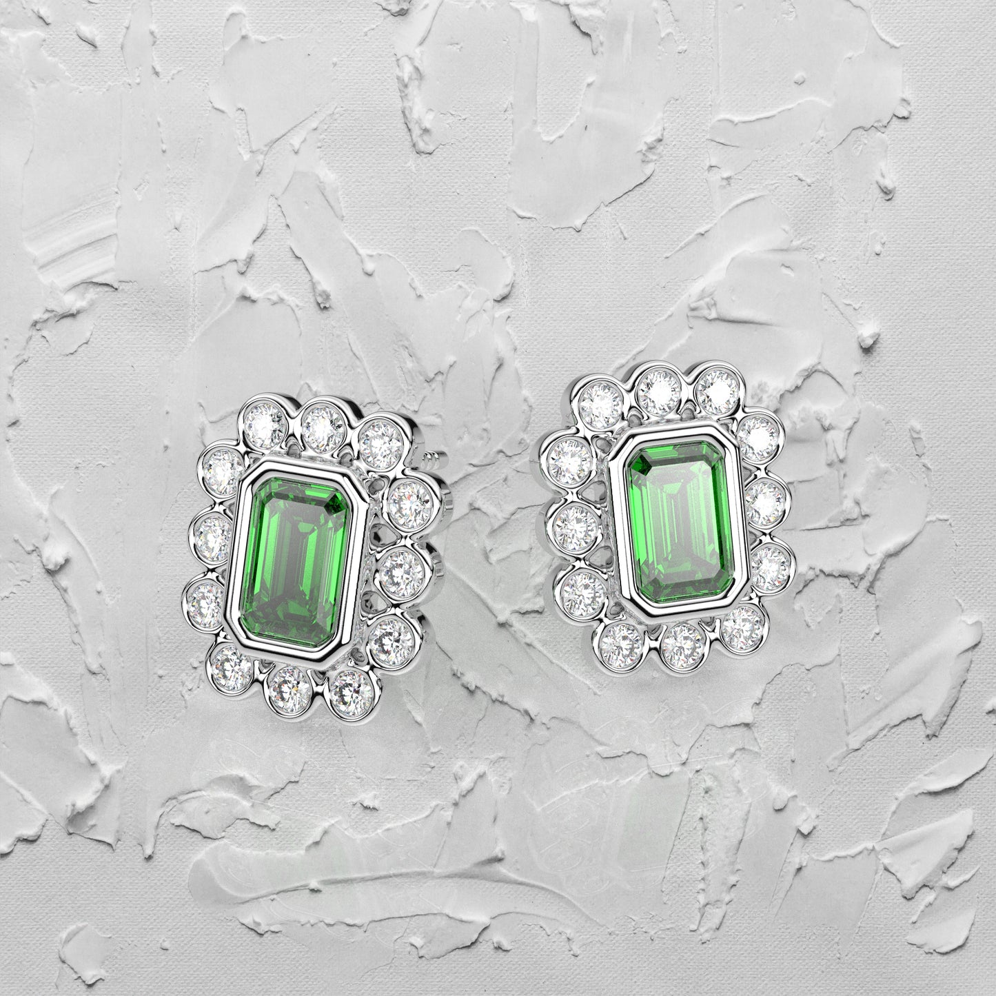 Sohi Moissanite Diamond 925 Silver Earring