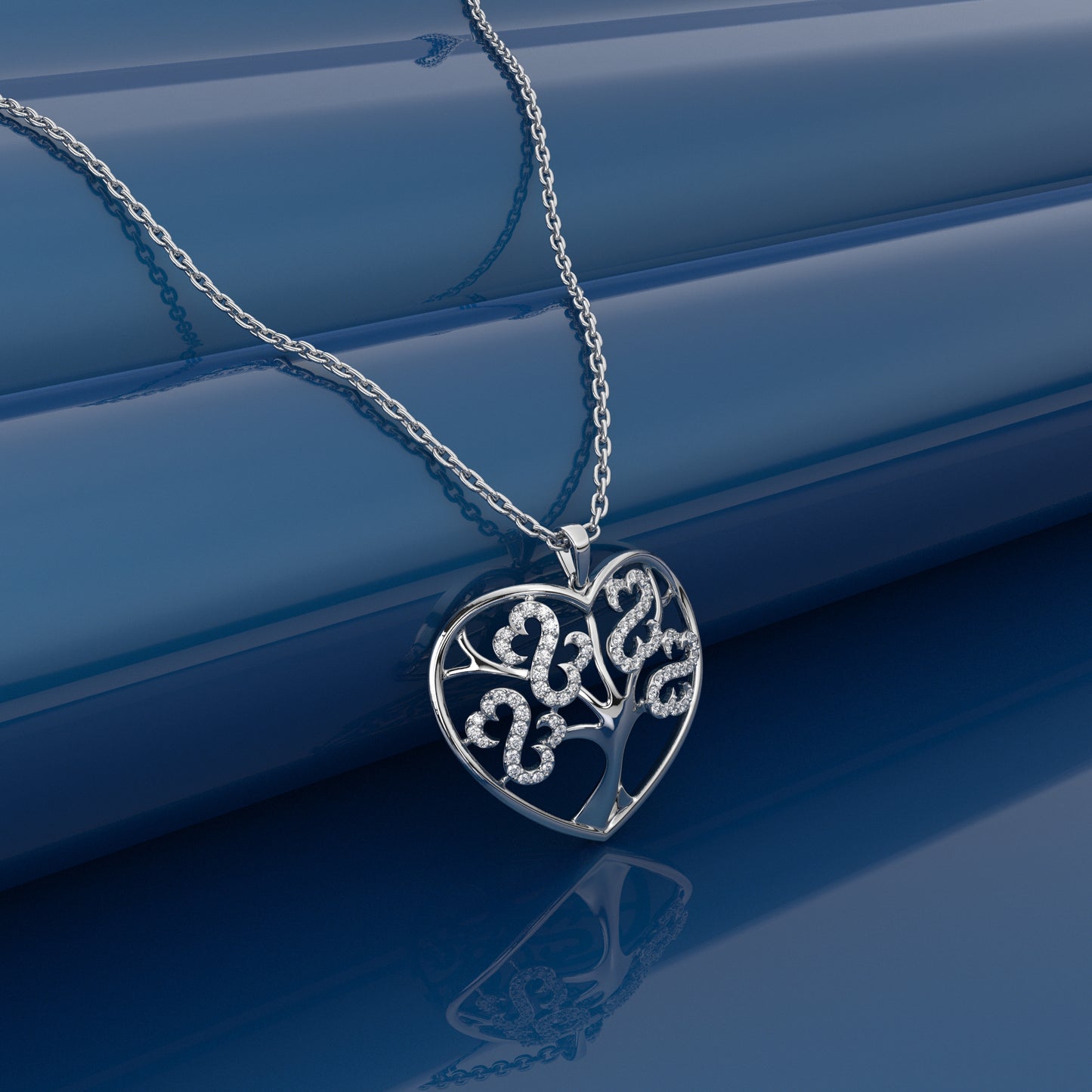 Athena Moissanite Diamond 925 Silver Necklace