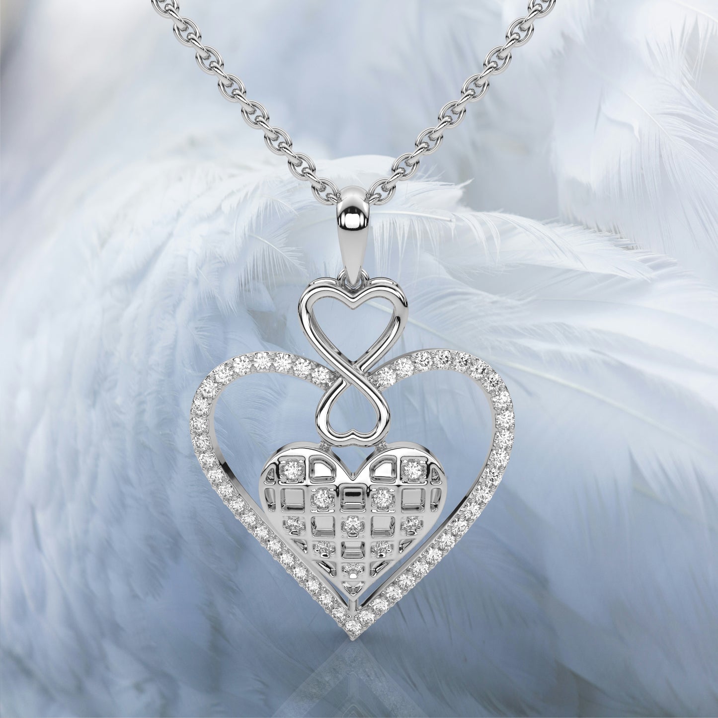 Formie Moissanite Diamond 925 Silver Necklace