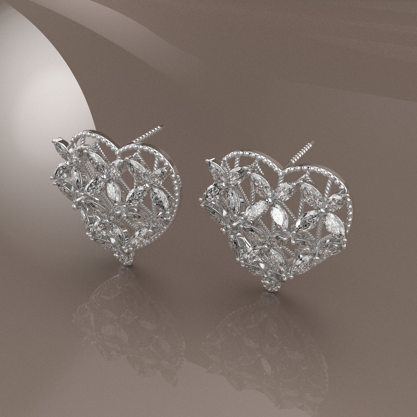 Julen Moissanite Diamond 925 Silver Earring