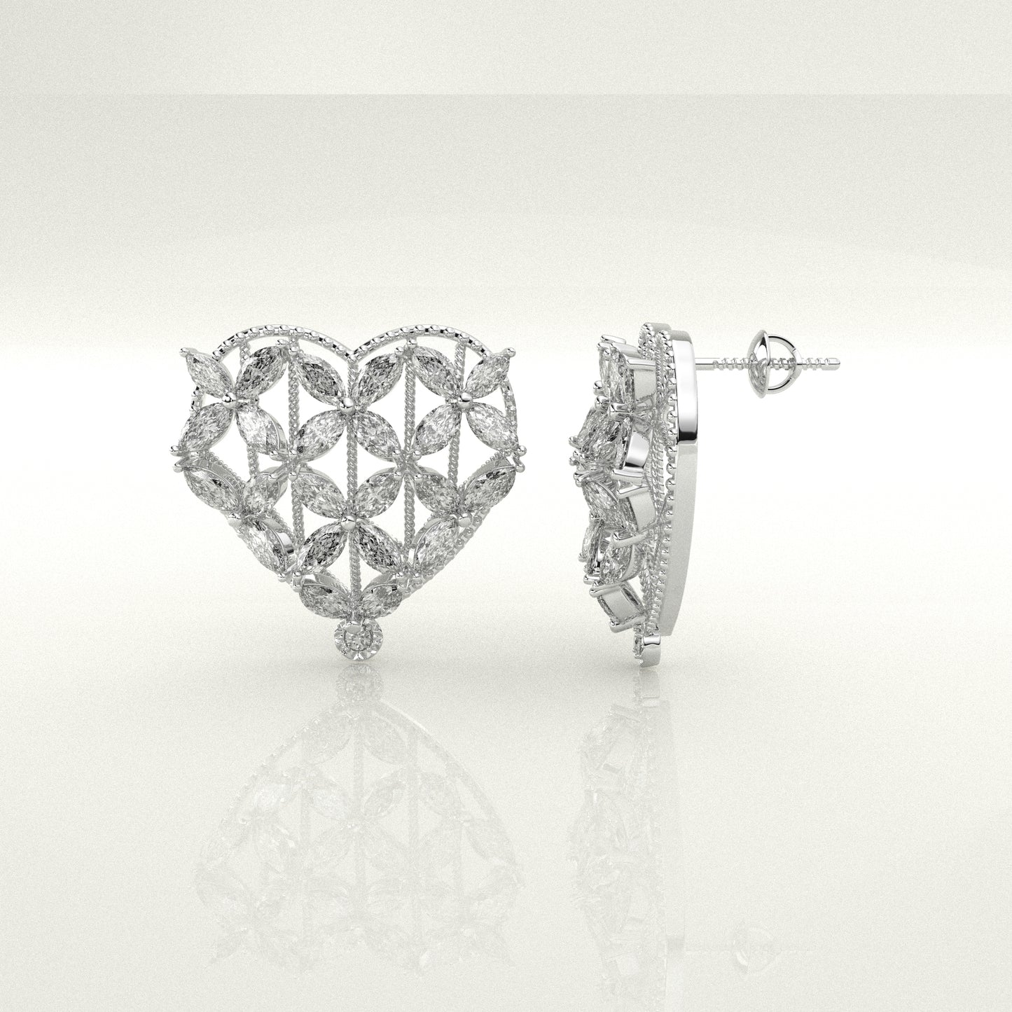 Julen Moissanite Diamond 925 Silver Earring