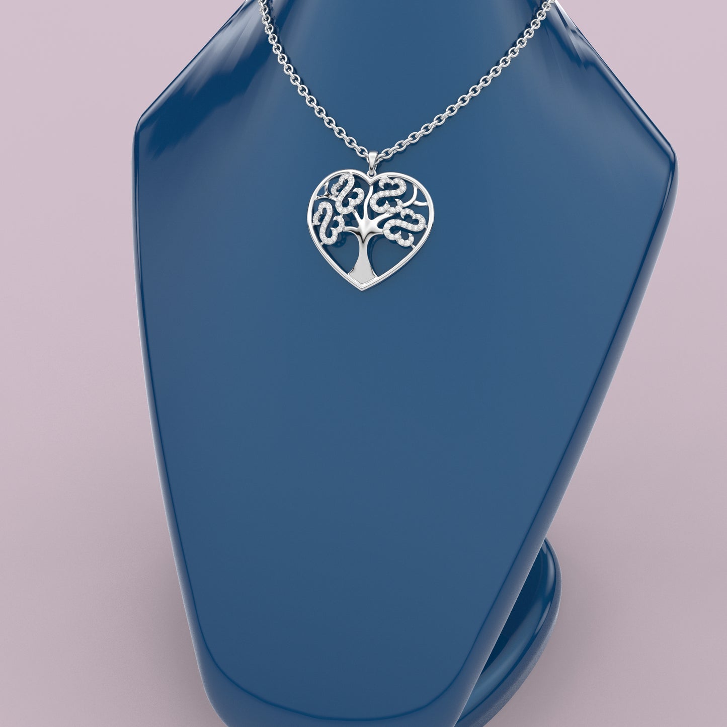 Athena Moissanite Diamond 925 Silver Necklace