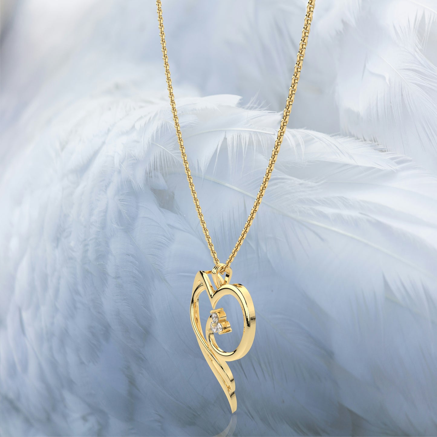 Bugs Moissanite Diamond 925 Silver Necklace