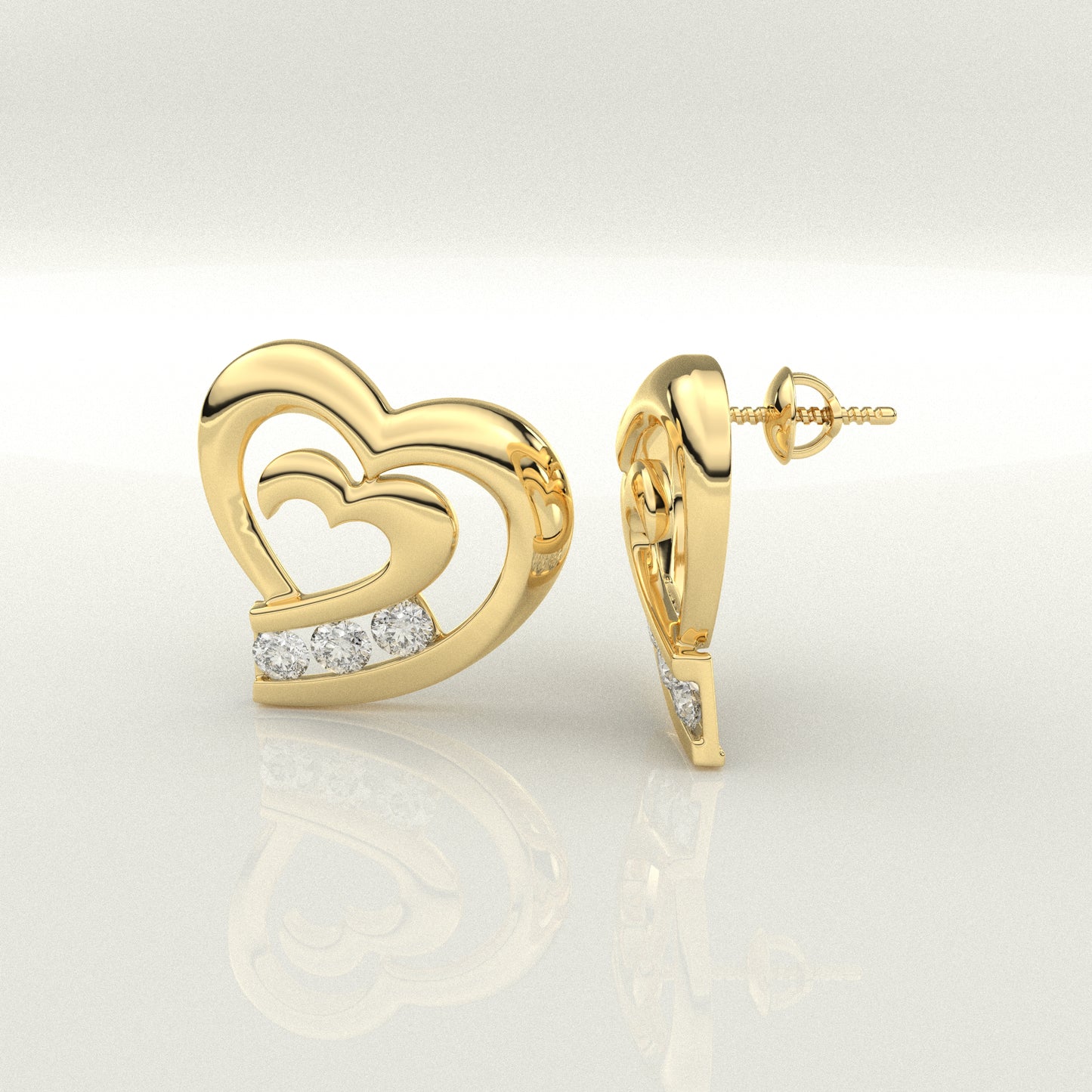 Brianda Moissanite Diamond 925 Silver Earring