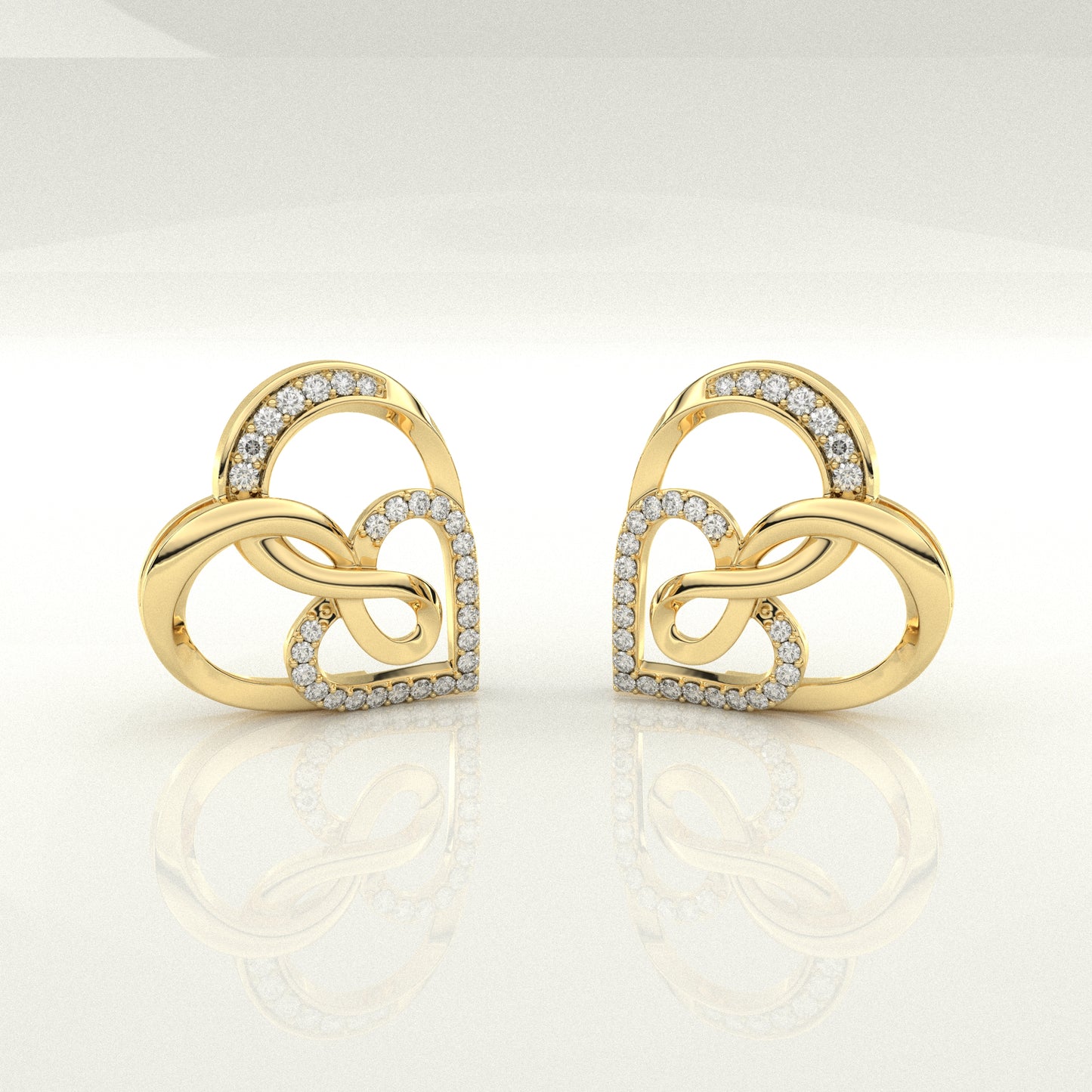 Sheer Moissanite Diamond 925 Silver Earring