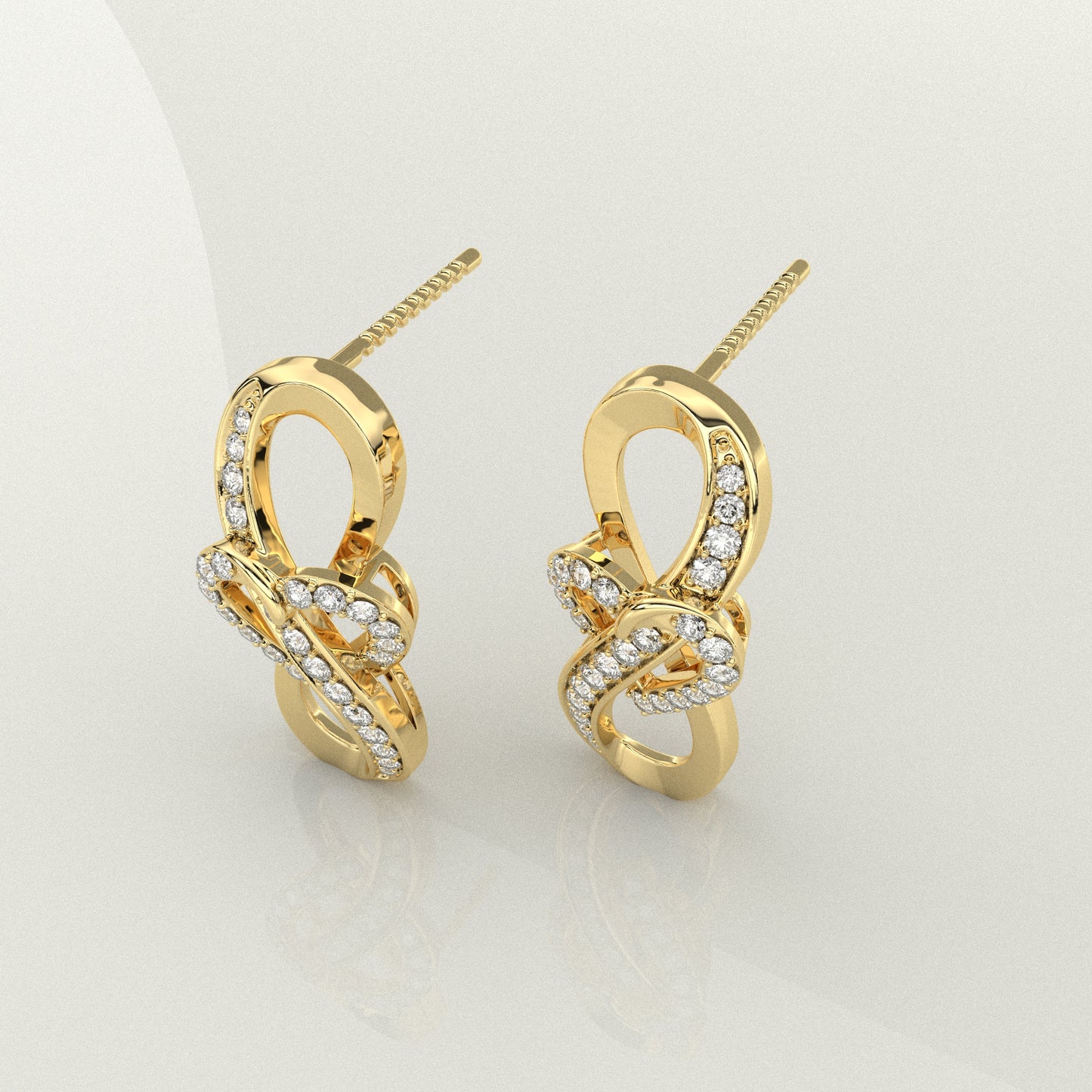 Kinabuhi Moissanite Diamond 925 Silver Earring
