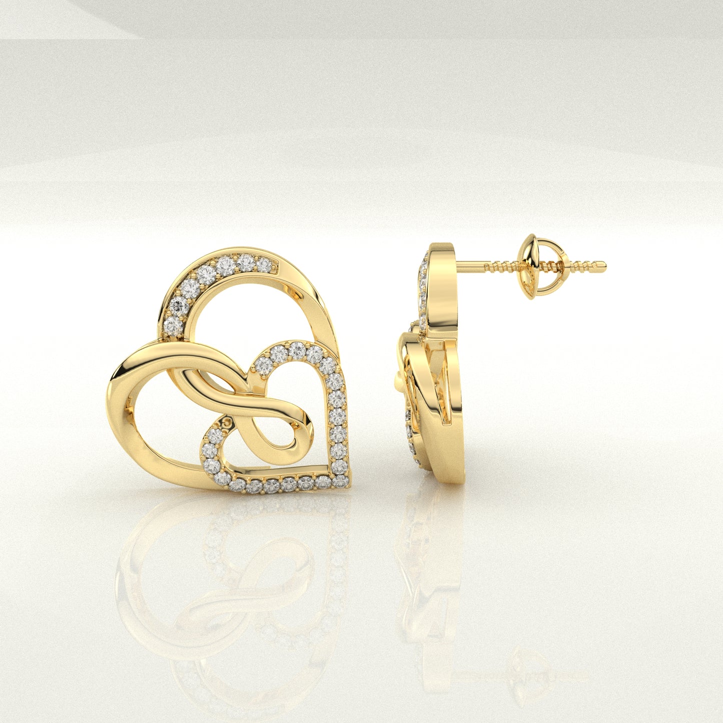 Sheer Moissanite Diamond 925 Silver Earring