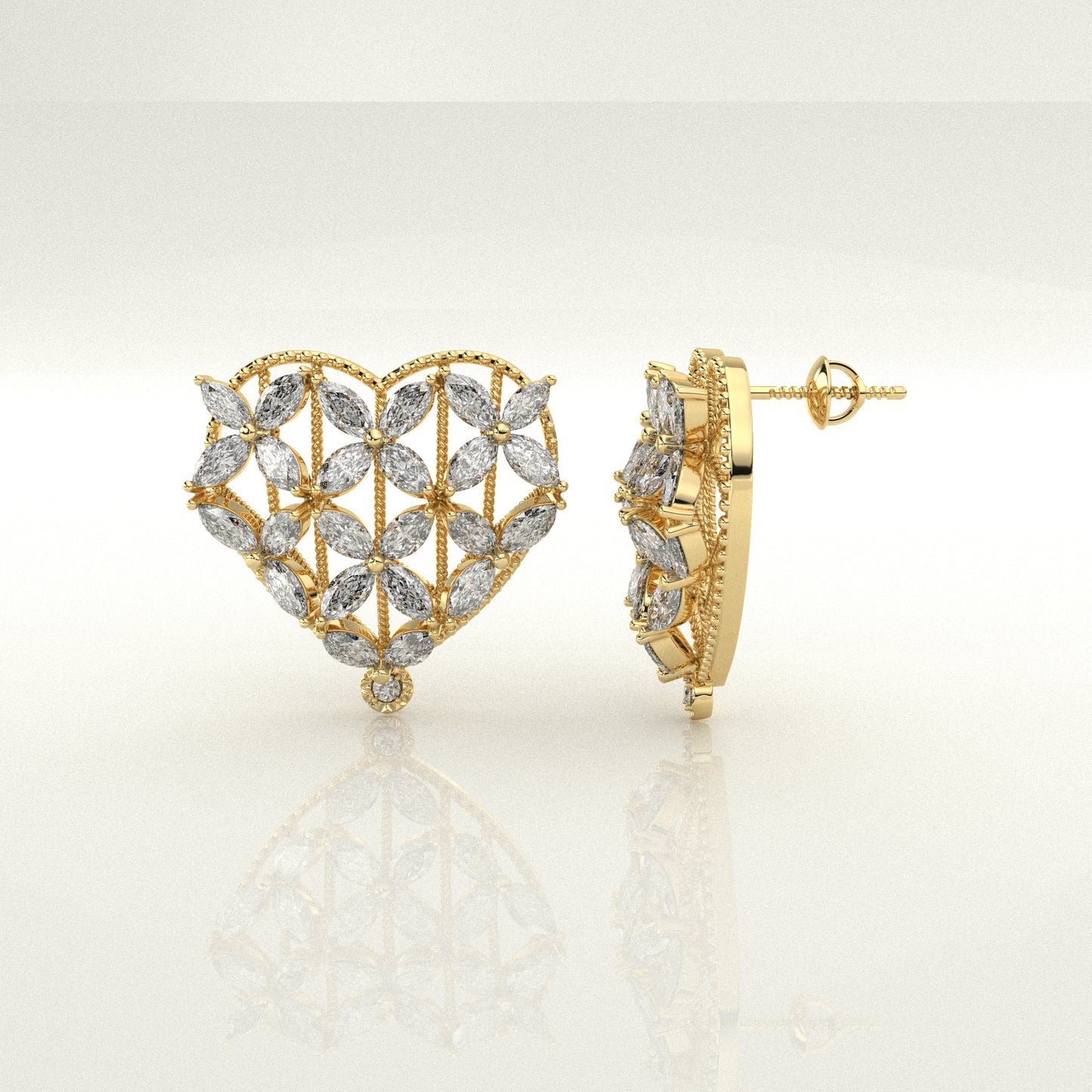Julen Moissanite Diamond 925 Silver Earring
