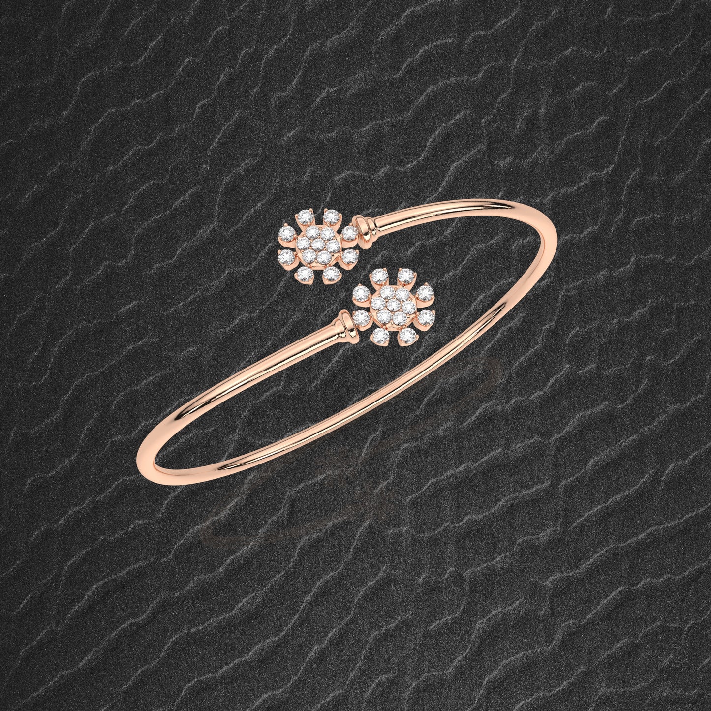Divast Bangle 925 Sterling Silver
