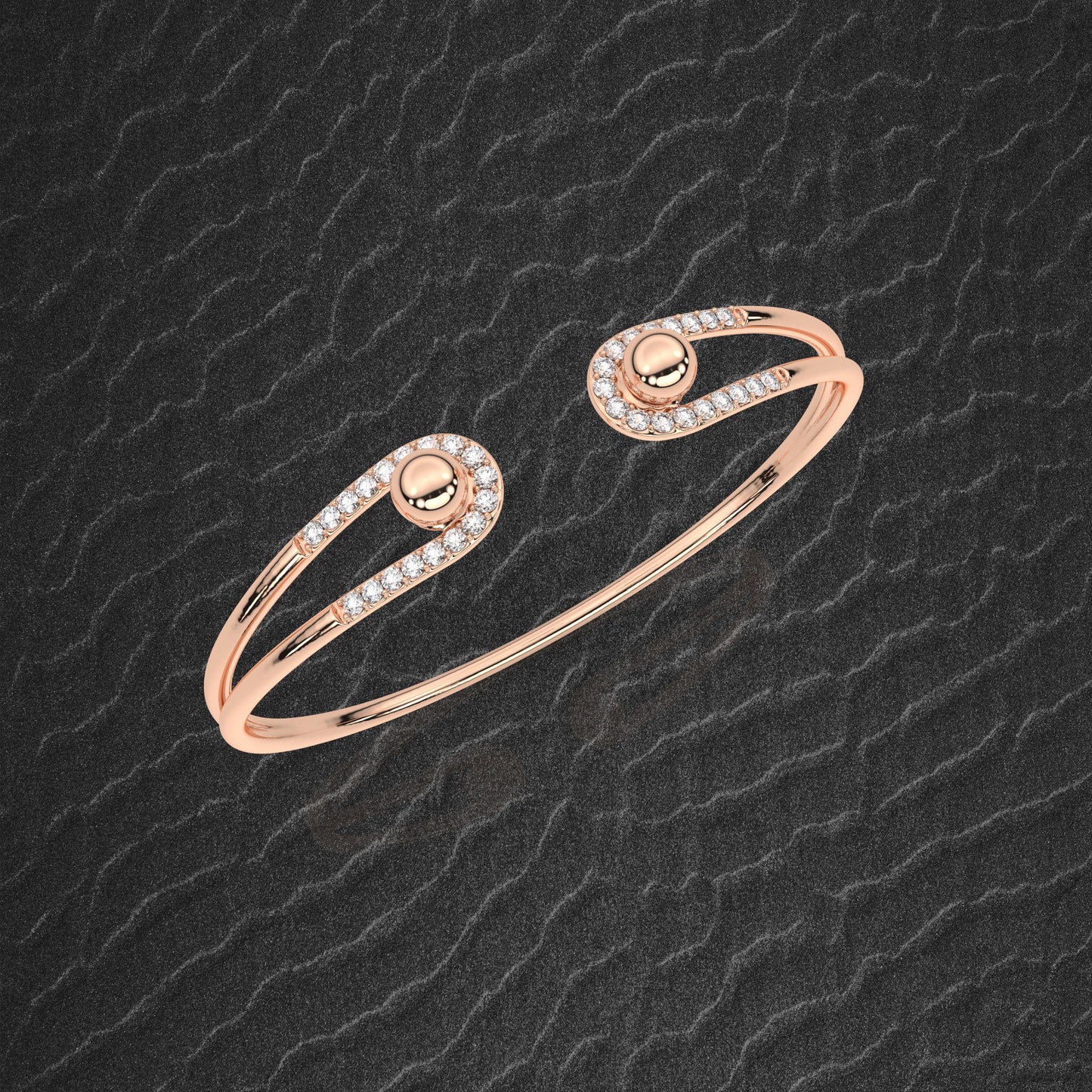 Divast Bangle 925 Sterling Silver