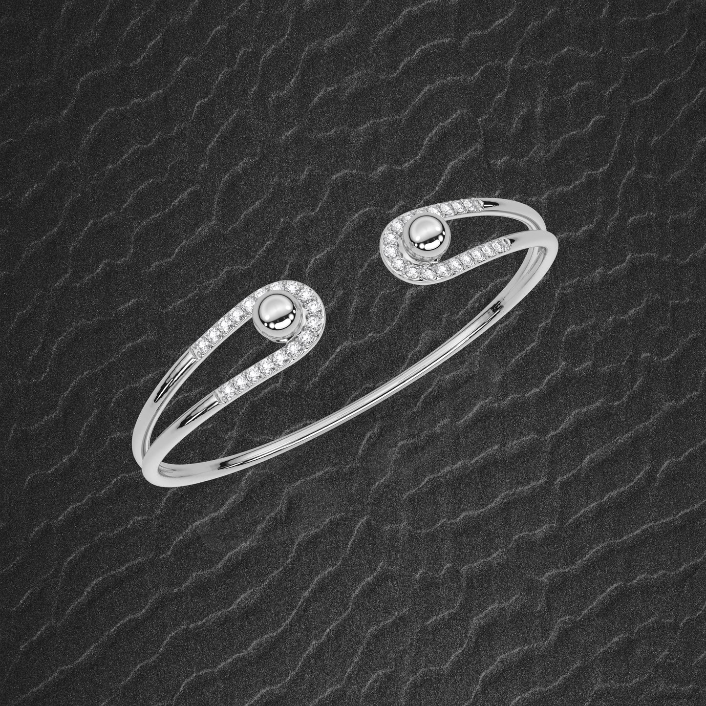 Divast Bangle 925 Sterling Silver