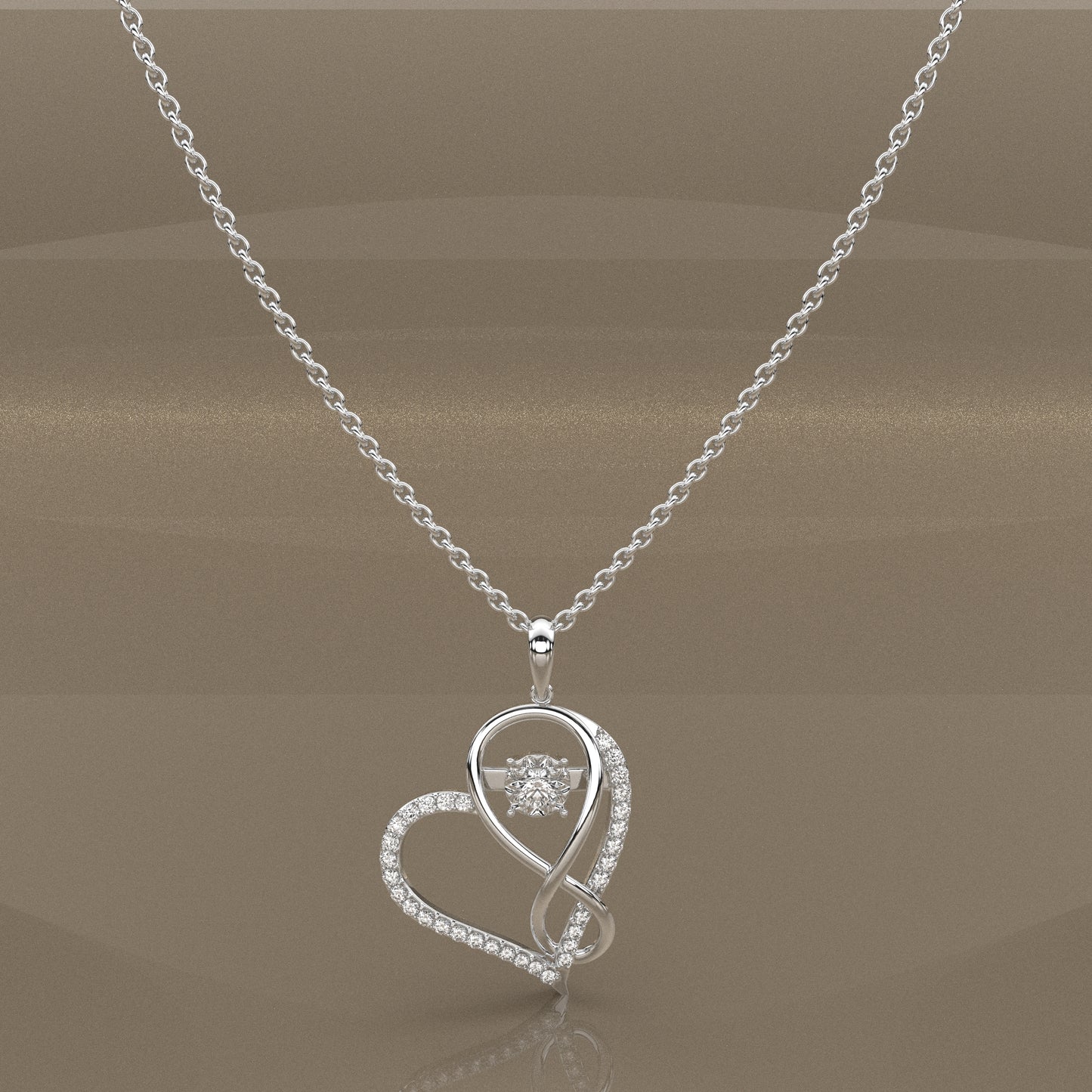 Moissanite Diamond 925 Silver Necklace