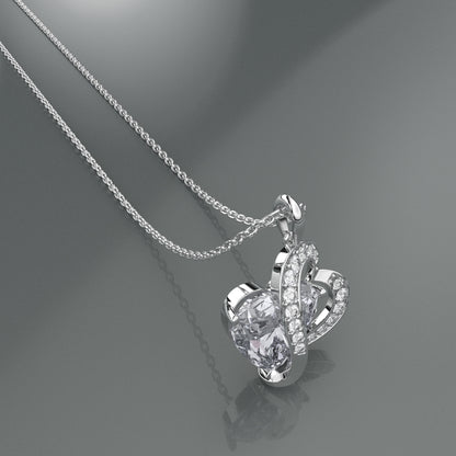 Moissanite Diamond 925 Silver Necklace