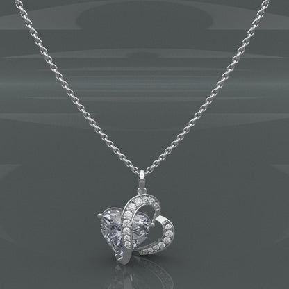 Moissanite Diamond 925 Silver Necklace