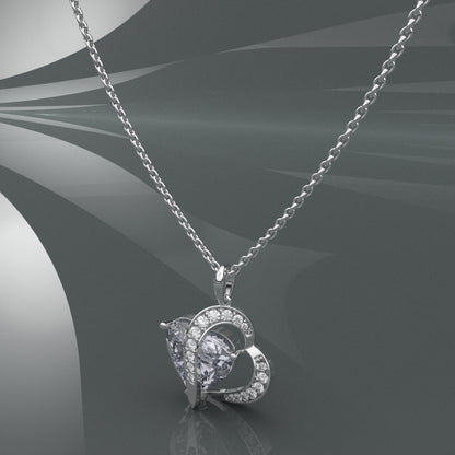 Moissanite Diamond 925 Silver Necklace