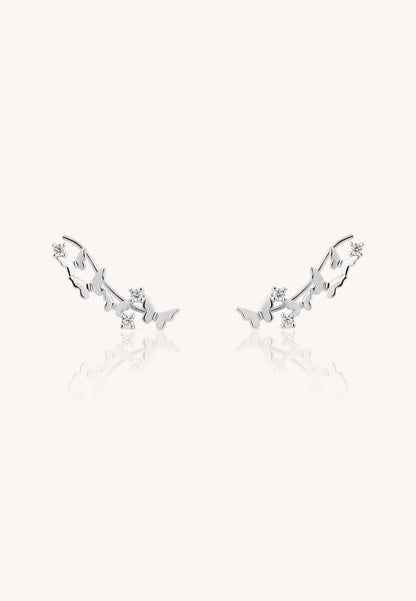 Butterflies 925 Silver Earring