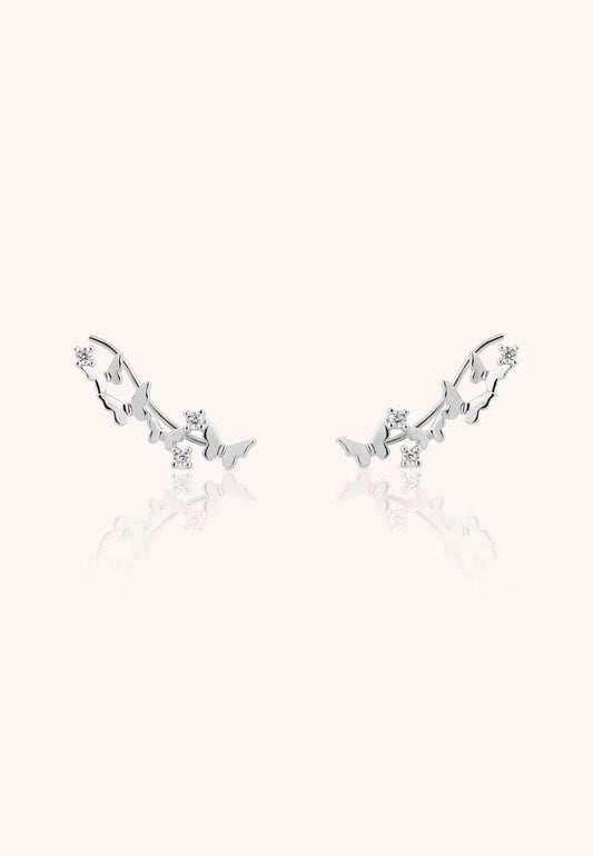 Butterflies 925 Silver Earring