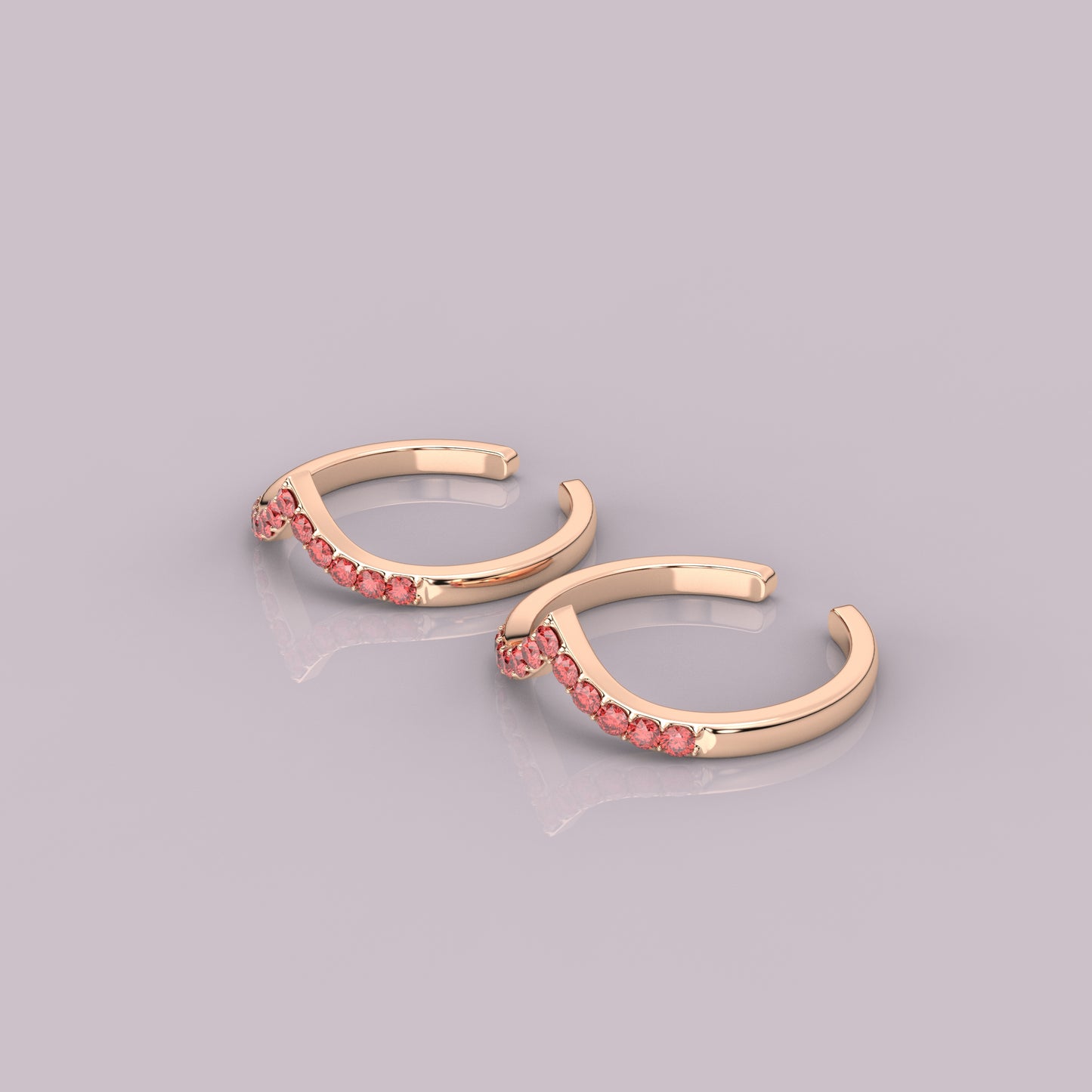 Kicky Rose gold Adjustable 925 Silver Toe Ring