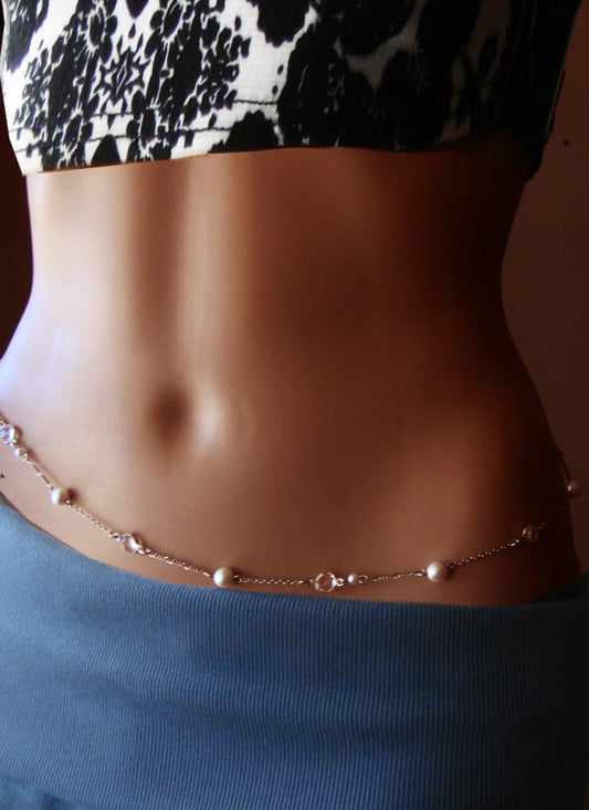 Belly 925 Silver Waist Chain