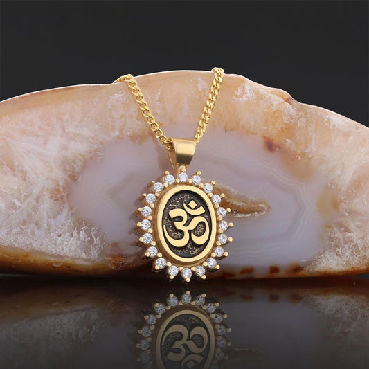 Om 925 Silver Necklace