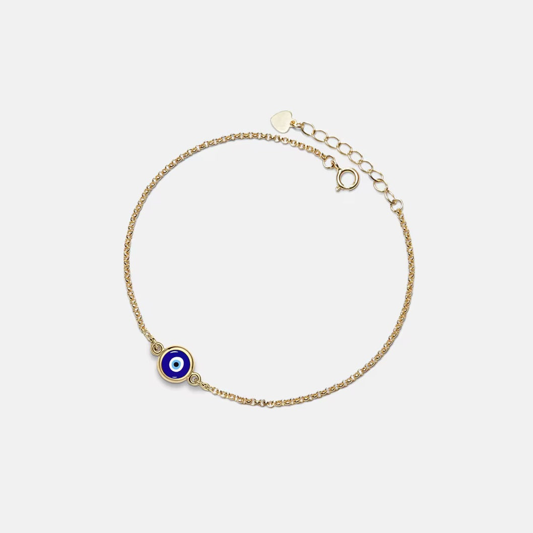 Trendy Evil Eye 925 Silver Bracelet