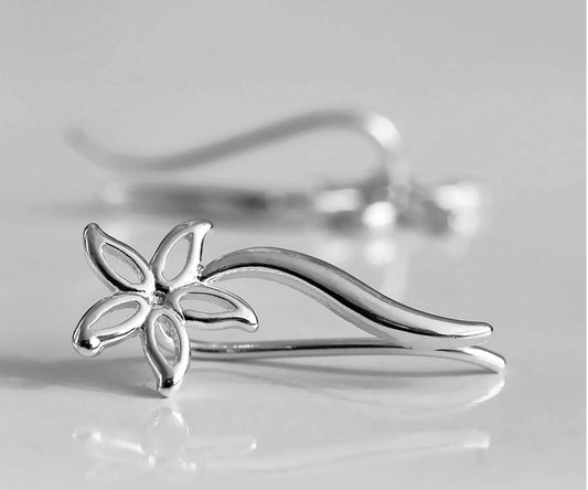 Jasmin Flower 925 Silver Earring