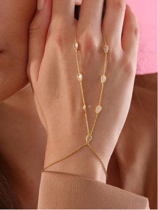 Fashionable 925 Silver Hand Chain